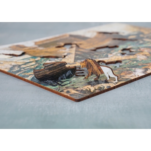 Drewniane puzzle A4 Simon de Myle 